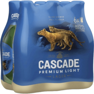 CASCADE PREMIUM LIGHT Bottle 375ml - 6 Pack