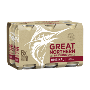 GREAT NORTHERN ORIGINAL LAGER Can 375ml - 6 Pack