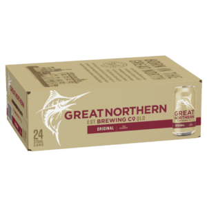 GREAT NORTHERN ORIGINAL LAGER Can 375ml - 4 x 6 Pack Carton