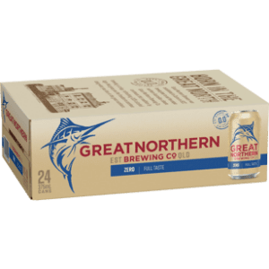 GREAT NORTHERN ZERO Can 375ml - 4 x 6 Pack Carton