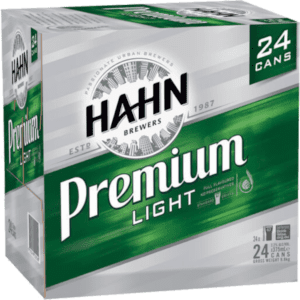 HAHN PREMIUM LIGHT Can 375ml - 24 Pack