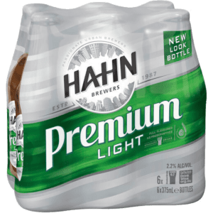 HAHN PREMIUM LIGHT Bottle 330ml - 6 Pack