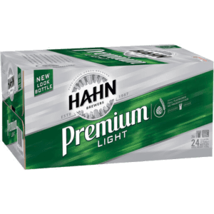 HAHN PREMIUM LIGHT Bottle 330ml - 4 x 6 Pack Carton