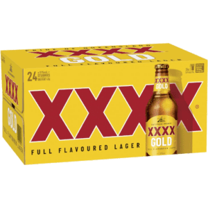 XXXX GOLD Bottle 375ml - 4x6 Pack Carton