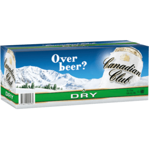 CANADIAN CLUB & DRY Can 375ml - 10 Pack