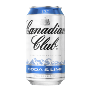 CANADIAN CLUB SODA & LIME Can 375ml - Single