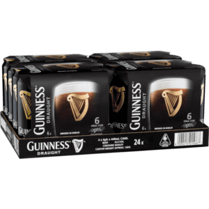 GUINNESS DRAUGHT Can 440ml - 4 x 6 Pack Carton