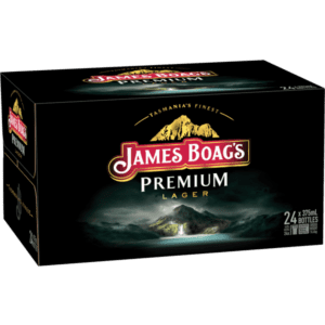 JAMES BOAG PREMIUM LAGER Bottle 375ml - 4x6 Pack Carton