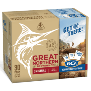 GREAT NORTHERN ORIGINAL 4.2% Can 375ML - 30 Pack