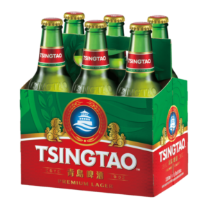 TSINGTAO PREMIUM BEER Bottle 375ml - 6 Pack
