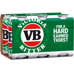 VICTORIA BITTER Can 375ml - 6 Pack