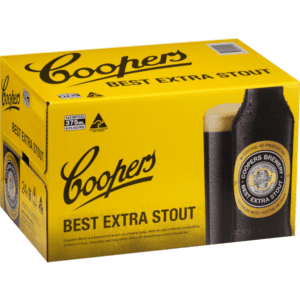 COOPERS STOUT Bottle 375ml - 4x6 Pack Carton