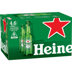 HEINEKEN Bottle 330ml - 4x6 Pack Carton