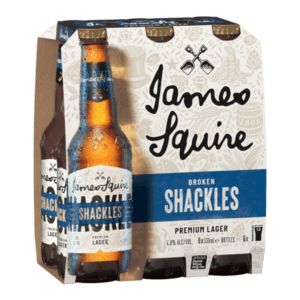 JAMES SQUIRE BROKEN SHACKLES LAGER Bottle 330ml - 6 Pack