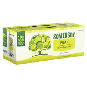SOMERSBY PEAR CIDER Can 375ml - 10 Pack