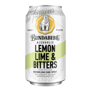 BUNDABERG ALCOHOLIC LEMON LIME BITTERS Can 375ml - Single