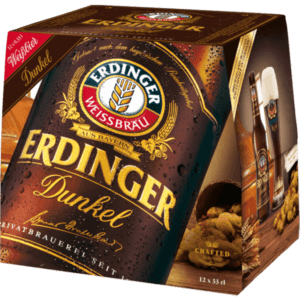 ERDINGER DUNKEL Bottle 500ml x 12 - Case