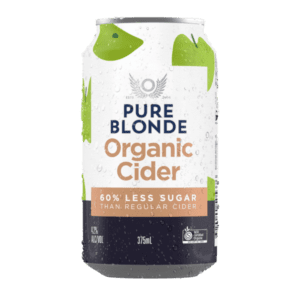 PURE BLONDE ORGANIC CIDER Can 375ml - Single