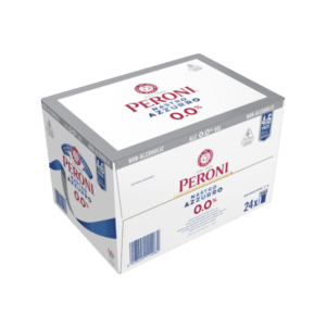 PERONI NASTRO AZZURRO ZERO Bottle 330ml - 4 x 6 Pack Carton