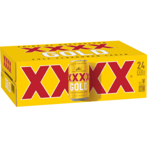 XXXX GOLD Can 375ml - 4x6 Pack Carton