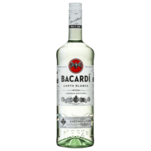 BACARDI CARTA BLANCA 37.5% 1000ml
