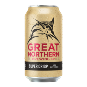 GREAT NORTHERN SUPER CRISP LAGER 3.5% Can 375ML