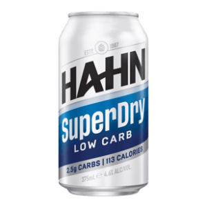 Hahn Super Dry (Low Carb) 4.6% Can 375ml