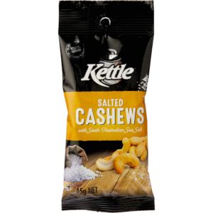 KETTLE SALTED CASHEWS 45G