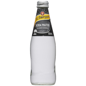 SCHWEPPES SODA WATER Bottle 300ml - Single